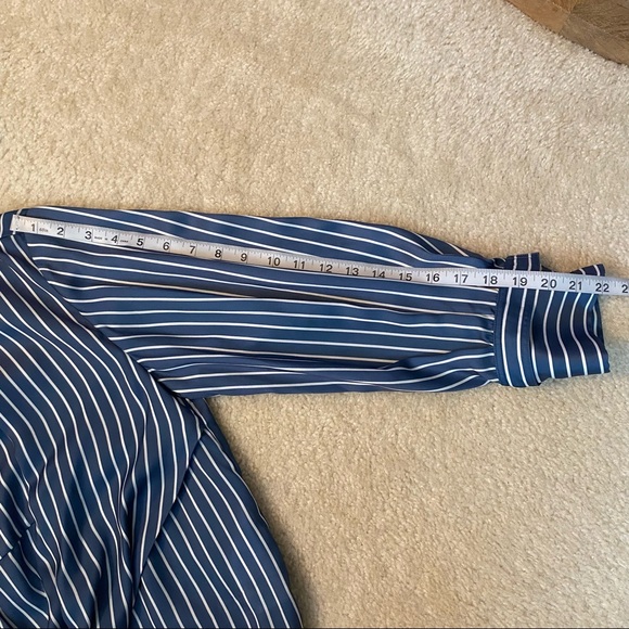 Maje Striped Wrap-Front Shirt - Picture 11 of 11